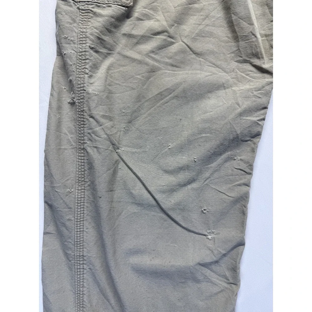 Carhartt Loose Canvas Utility Work Pants‎ Mens 36x32 Tan Original Dungaree Fit